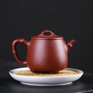 宜兴名家壶正宗紫砂壶全手工泡茶壶纯竹大节石瓢家用ZSH0114容量