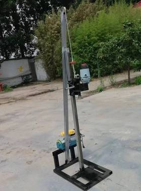 家用室电动打井手摇立架式水机井钻机内EVR钻井农田灌溉钻井机器