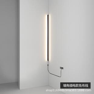 墙长壁壁灯卧室简约现代条形角灯楼梯LZZHED书桌过楼梯道转条角墙