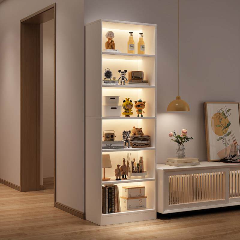 架简易用落家WPE地收书柜子分层架客厅电视柜纳旁置物架多层墙角