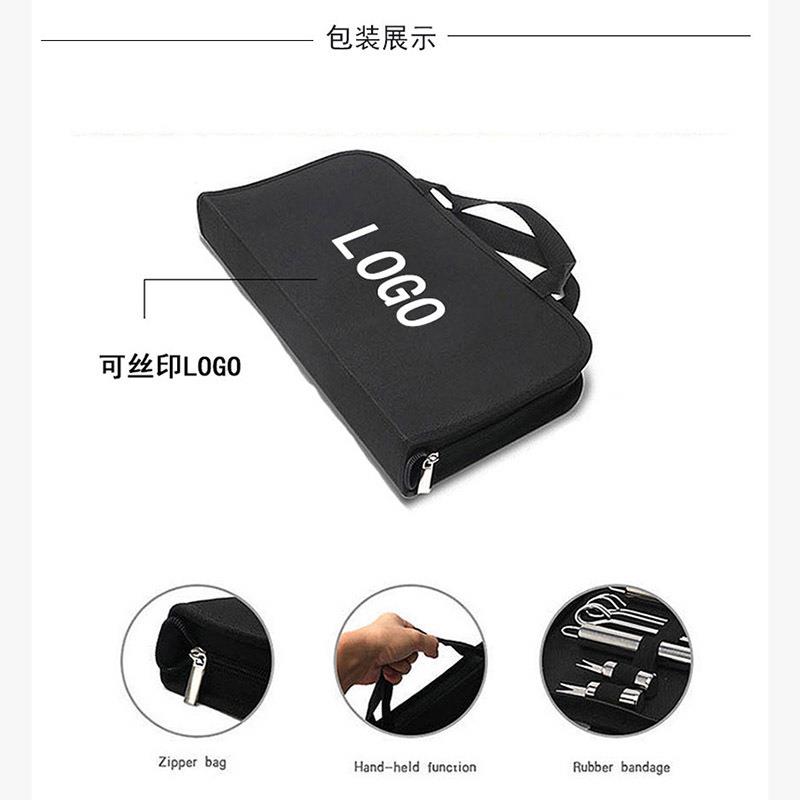具烤BBQ烧烤食535工具28件套装含烤垫手套物夹多套用铲烤具装