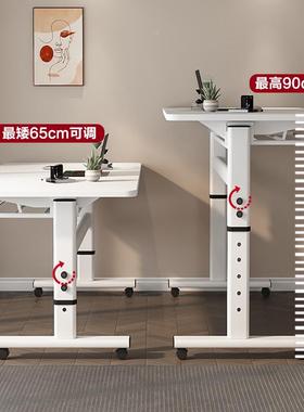 A脑10L可升降电字桌台式折叠书桌生写桌学家用儿YOF童学习桌子办
