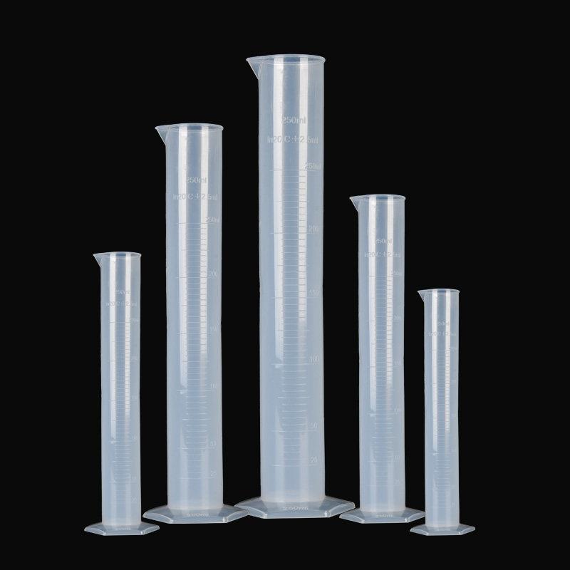 量筒带刻度玻璃塑料量筒量杯100/250/500/1000ml毫升