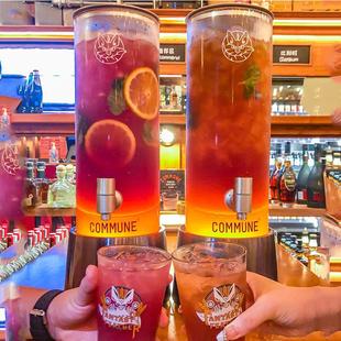 酒炮3升L发光可乐桶扎啤酒炮酒桶商用酒吧带龙头网红啤酒桶扎啤桶