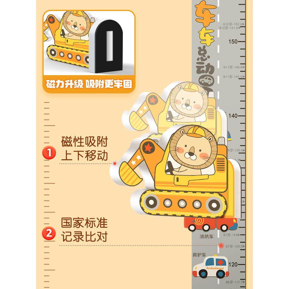 身高墙贴男孩房间装饰贴纸自粘3d立体测量仪尺宝宝儿童量身高墙纸,家居饰品,身高贴,淘宝优惠券,粉丝福利购,淘宝优惠卷