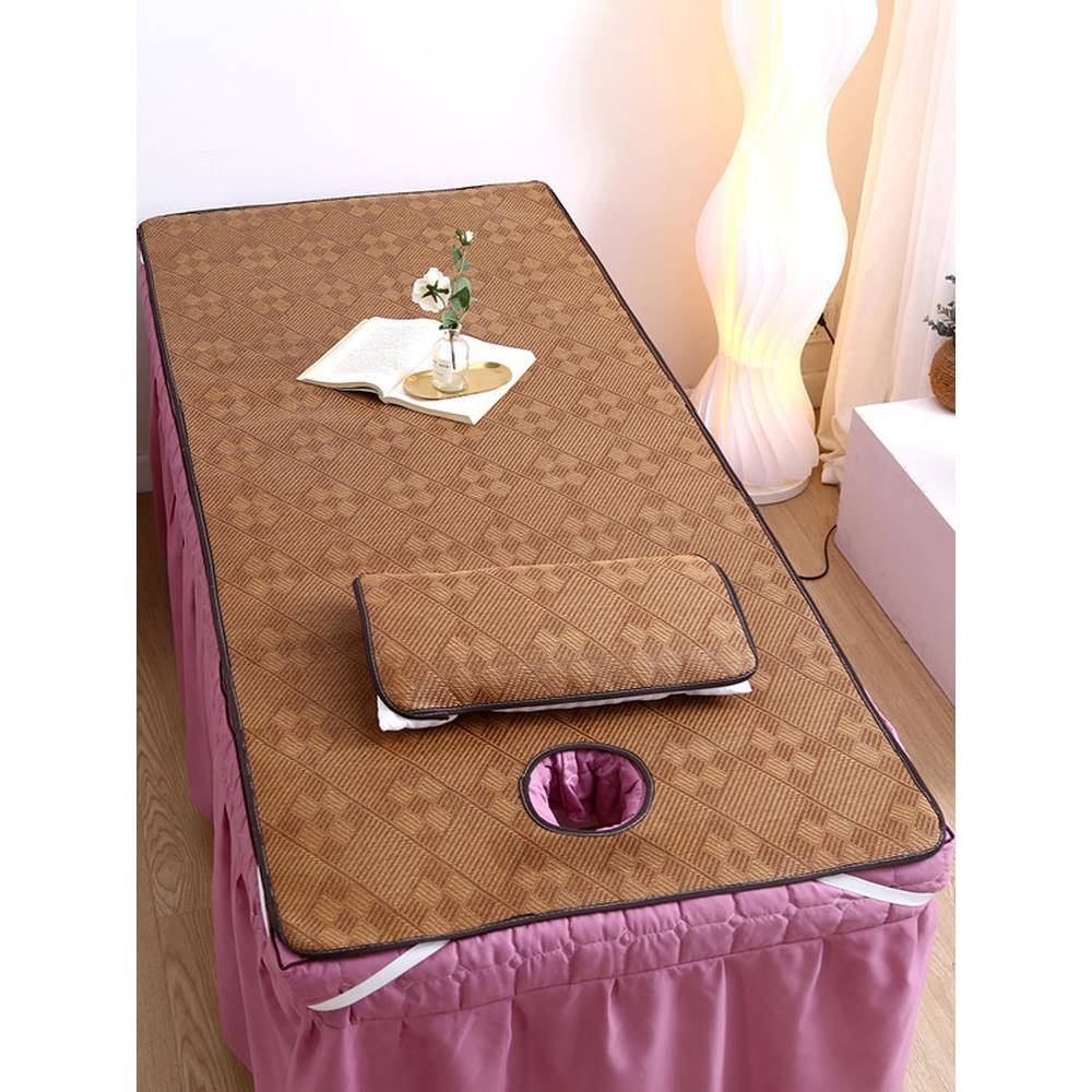 美容院专用凉席 藤席按摩床美体理疗冰丝席美容院夏用席子