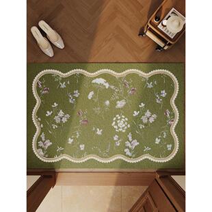 入口门地垫绿色高端入口线圈脚垫门防滑耐污门垫可切割地毯