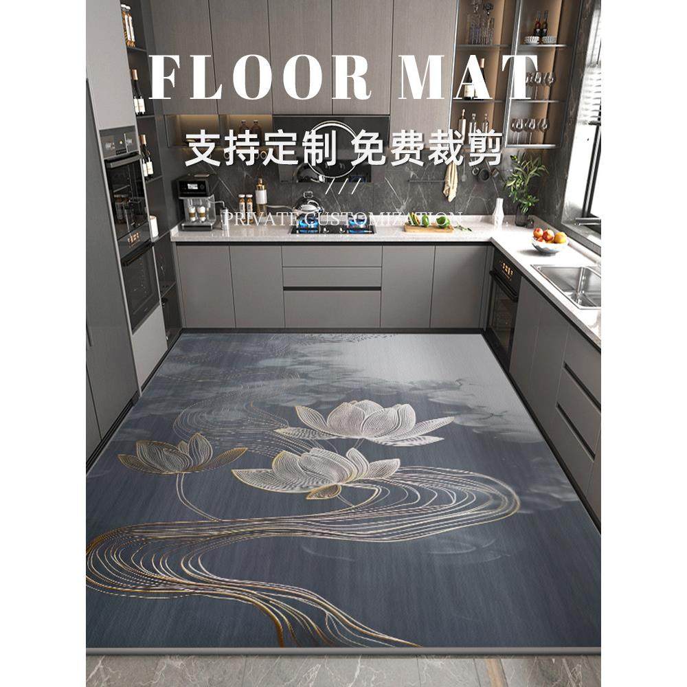 吸水厨房地垫满铺专用防水防油防滑免洗垫子2025新款家用整铺地毯,居家布艺,厨房地垫,淘宝优惠券,粉丝福利购,淘宝优惠卷