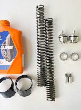 适用于本田CB400X CB400F CM300 CBR400前减震器弹簧油封改装配件