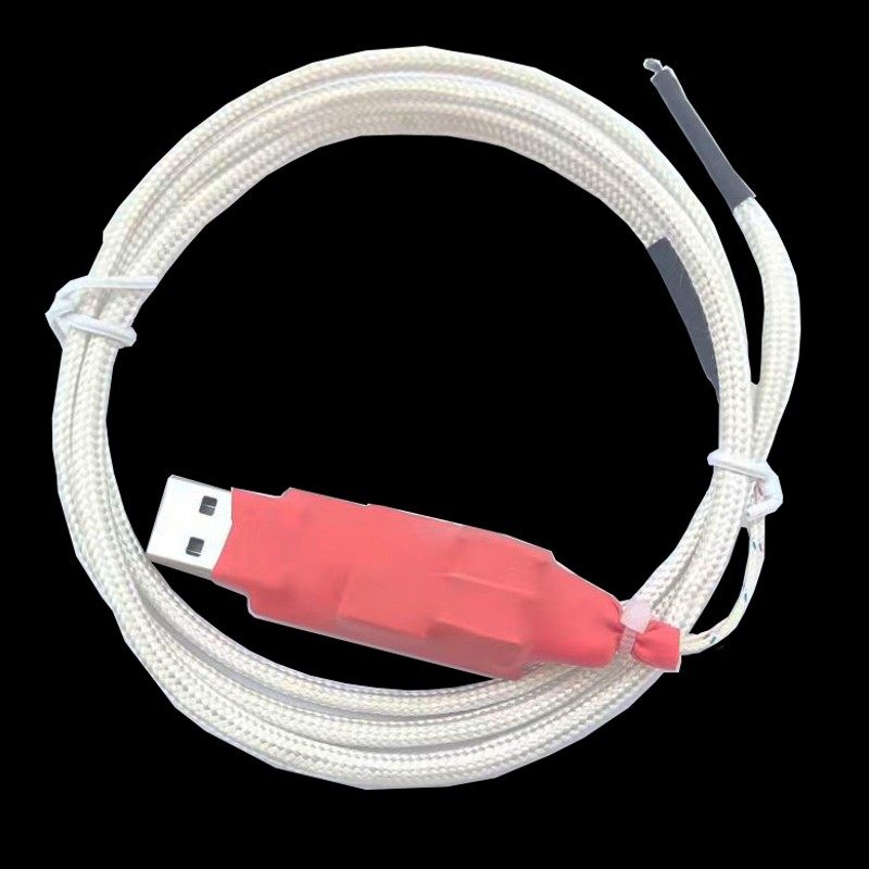 USB温度计测温曲线采集记录监测量仪器K型热电偶耐高温800&deg;C