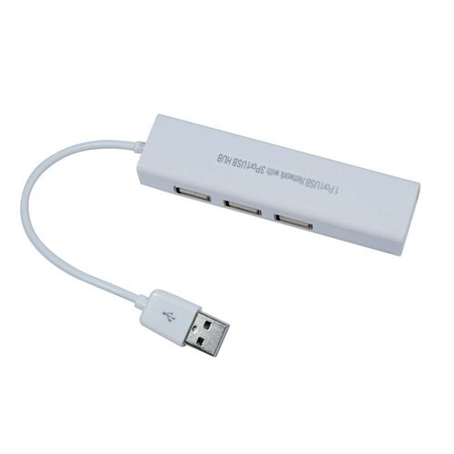 树莓派USB2.0分线器 USB HUB扩展 RJ45网口转换器 免驱动一拖四