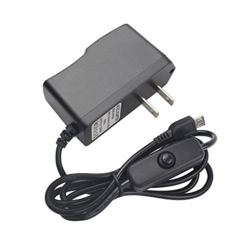 树莓派3b+ 电源适配器配件 开关电源线3代B型  充电线5V2.5A