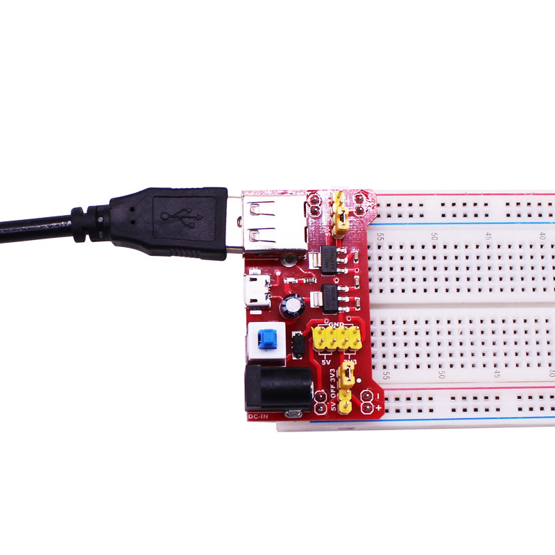 Micro Bit开发板电源板 MB-102面包板电源模块 5V/3.3V供电扩展板