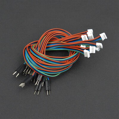 Gravity:PH2.0转杜邦公头I2C/UART连接线(30cm)