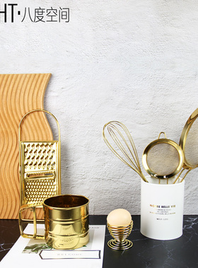 瓷砖展厅整体橱i柜装饰品样板房厨房厨具食物菜谱道具摆件软装陈