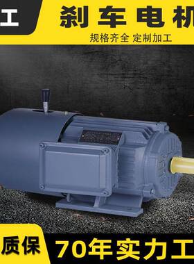 YEJ2刹车电机三相异步电动机11/18.5千瓦22/30/45w电磁制动电机