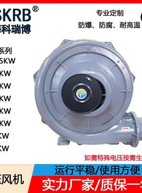 燃烧机中压风机透浦式中压鼓风机中压鼓风机TB-125380V2.2KW