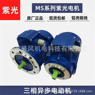 紫光电机MS8014MS8024MS8034三相异步电动机中研技术交流马达