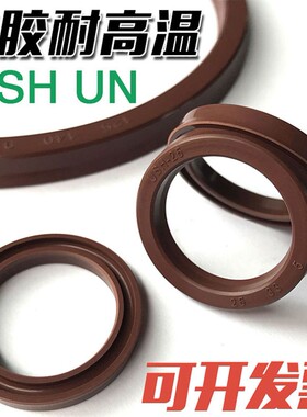 氟橡胶USH液压油封53*63/55*65/56*66*6活塞活塞杆通用Y型密封圈
