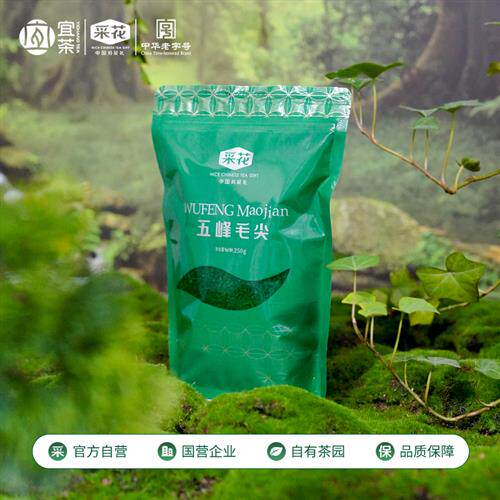 采花毛尖湖北五峰毛尖一级雨前绿茶250g袋高山茶