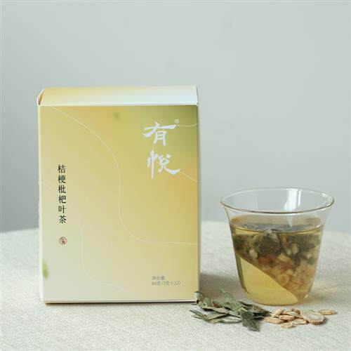 有悦 桔梗枇杷叶茶-润嗓顺喉-薄荷甘草雪梨陈皮白果花茶养生茶包
