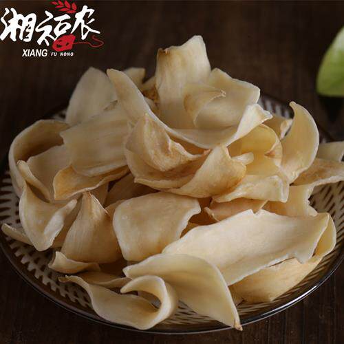 大片 湖南龙牙百合干干货无硫百合片250g食用泡水搭配特级莲子