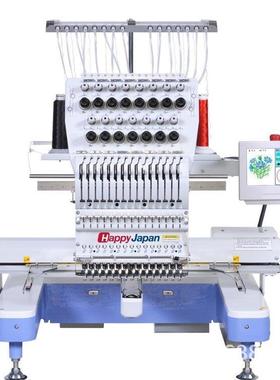 日本原装进口happy单头十五针商用型电脑绣花机HCD3E-1501-40