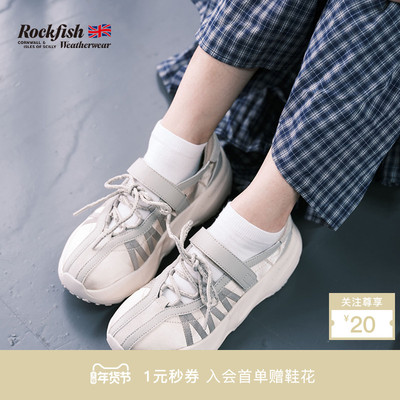 厚底魔术贴运动鞋休闲鞋