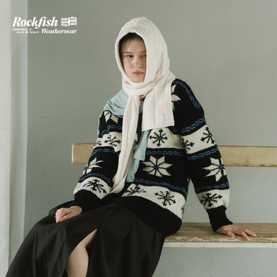 开衩纽扣多造型保暖围脖