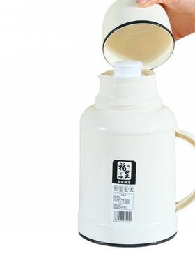 福呈保温壶家用1000ML大容量便携保温保冷家用F白色橙色绿色玻璃