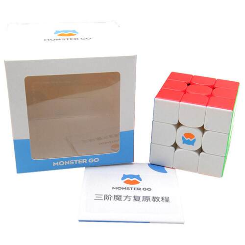 GAN Monster Go MG3萌刻系列镜面儿童初学者入门益智创意三阶魔方