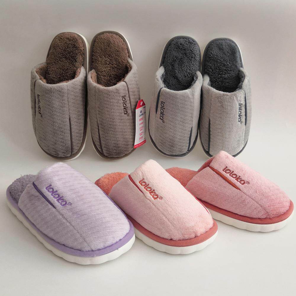 路路佳棉拖 冬季室内地板棉拖 情侣款 36-45码 3222