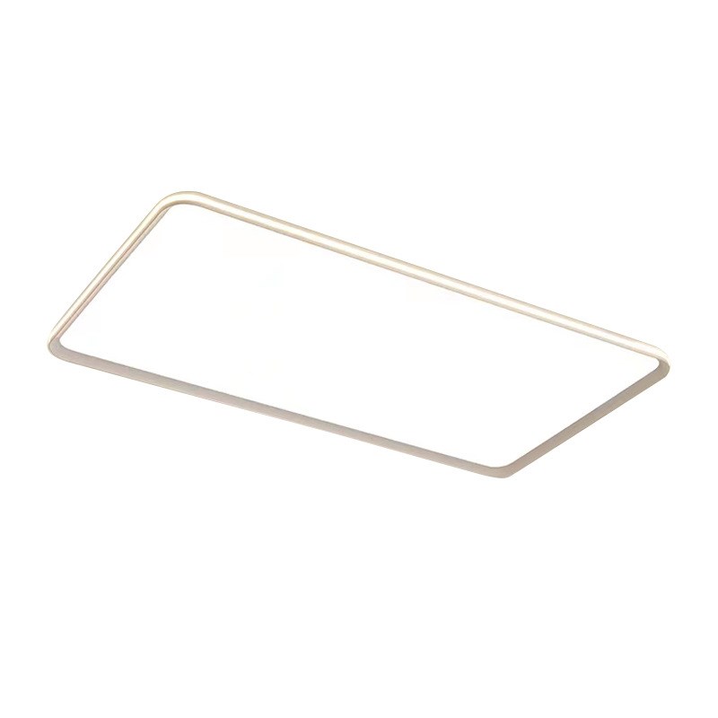 超薄吸顶灯简约现代家用客厅灯长方形超亮护眼灯大气中山古镇灯具