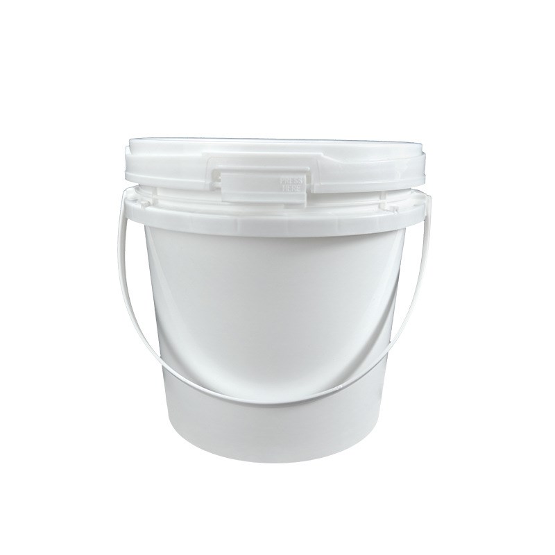 化工桶带盖40L/45升美式广口塑料桶塑料圆形家用油桶包装涂料桶