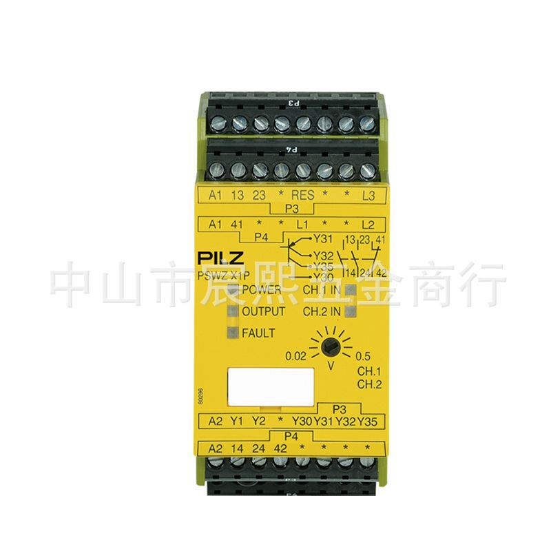全新PSWZ X1P 0,5V /24-240VACDC 2n/o 1n/c 2so安全继电器777949