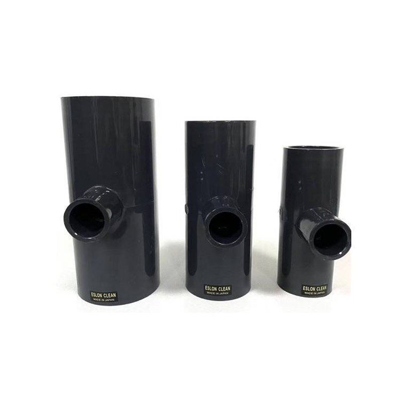 日本积水超纯水配管clean pvc异径三通DN80*40超级爱斯络可玲管