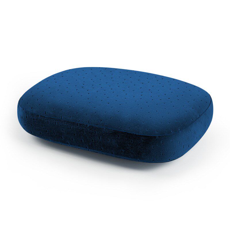 泰国天然乳胶便携小枕头靠垫抱枕logo创意办公室腰靠靠垫午睡枕