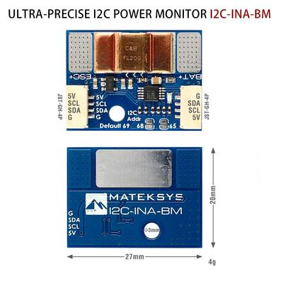 MATEK ULTRA-PRECISEMONITOR I2C-INA-BM 功率监测器
