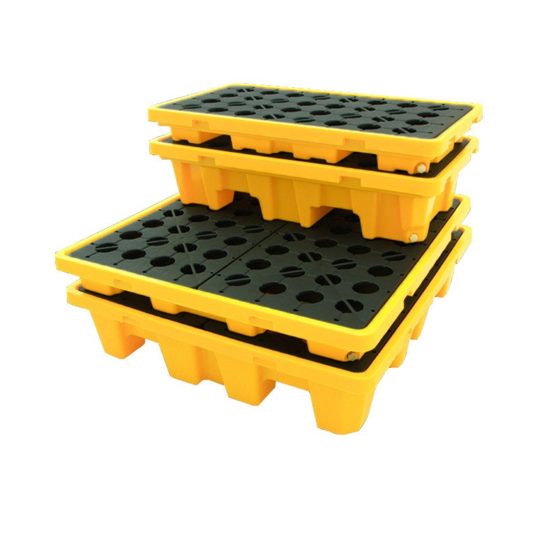 塑料防渗漏托盘危废单两四桶防漏机油桶防漏托盘化学品防渗漏卡板