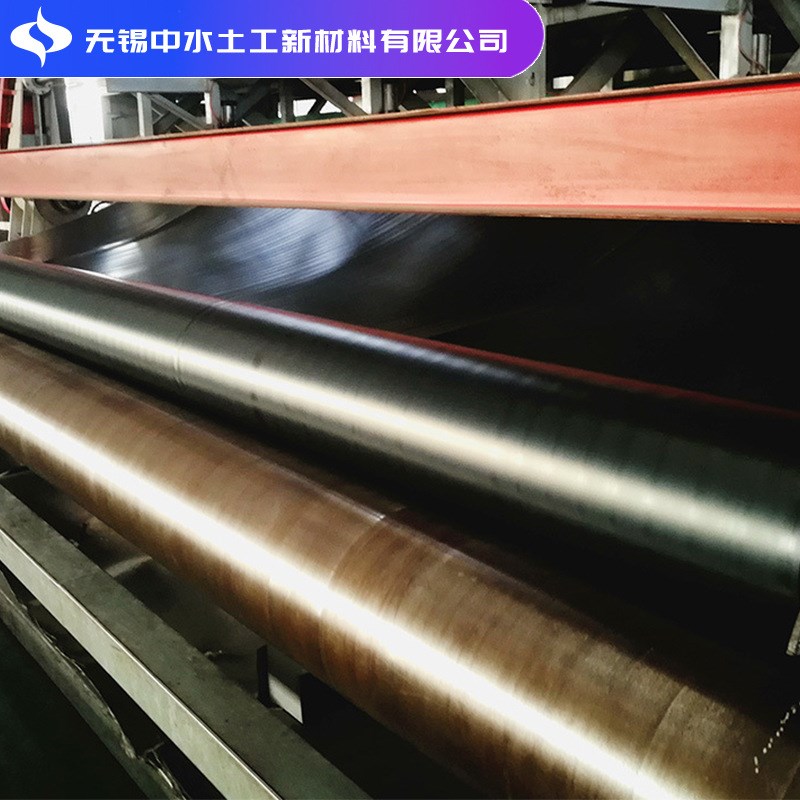 鱼塘防渗土工膜光面抗撕裂hdpe水渠防渗土工膜