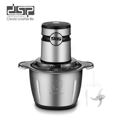 DSP/丹松 绞肉机电动小型多功能家用不锈钢料理辅食搅拌机KM4031