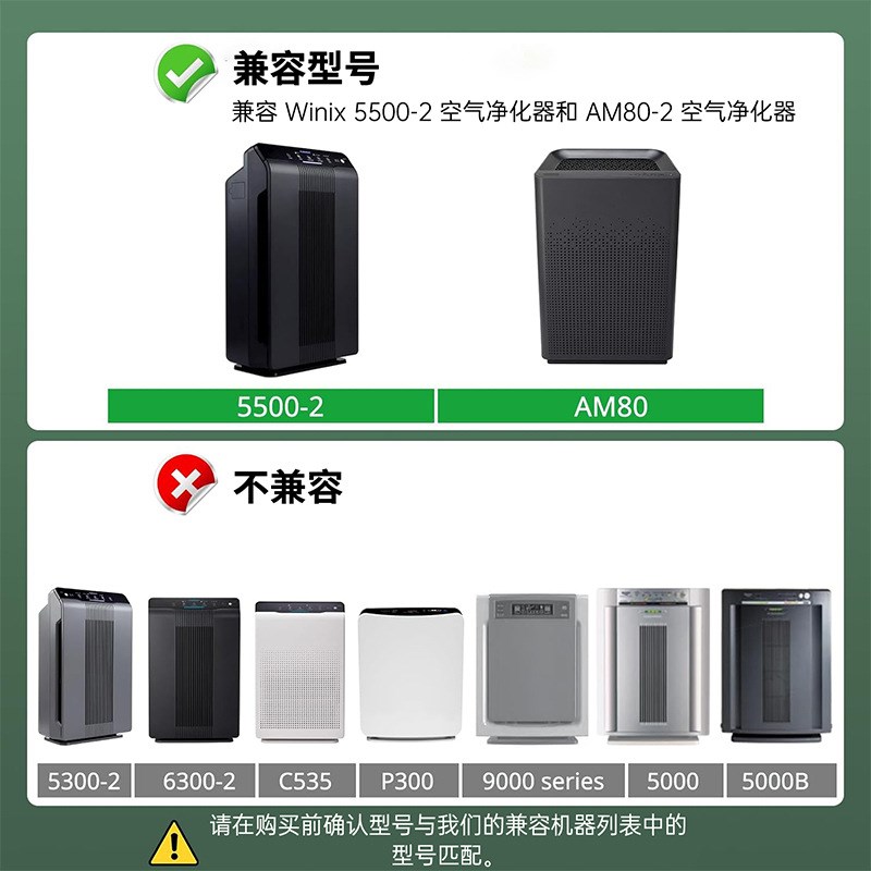 适配于Winix 5500-2&AM80&116130 空气净化器滤芯配件过滤网现货