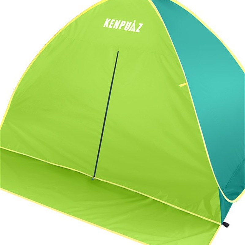 肯普马户外沙滩帐篷双人单人露营帐篷 防晒防蚊钢丝帐篷室外乘凉