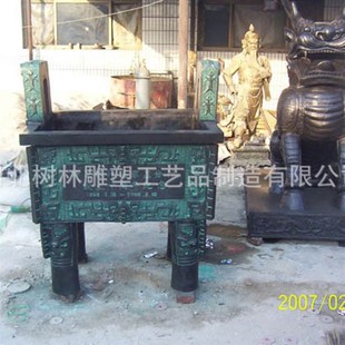 方鼎摆件纯铜诚信商务纯铜鼎青铜鼎摆件仿古禹方鼎盛开业礼品