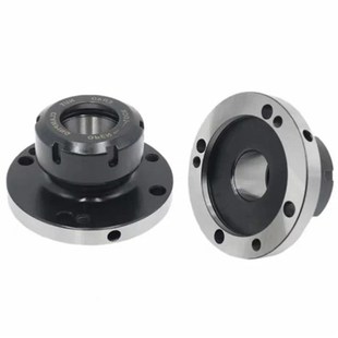 高精夹头座ER25筒夹直径100mm七孔夹头 D100直孔可代替卡盘 ER25