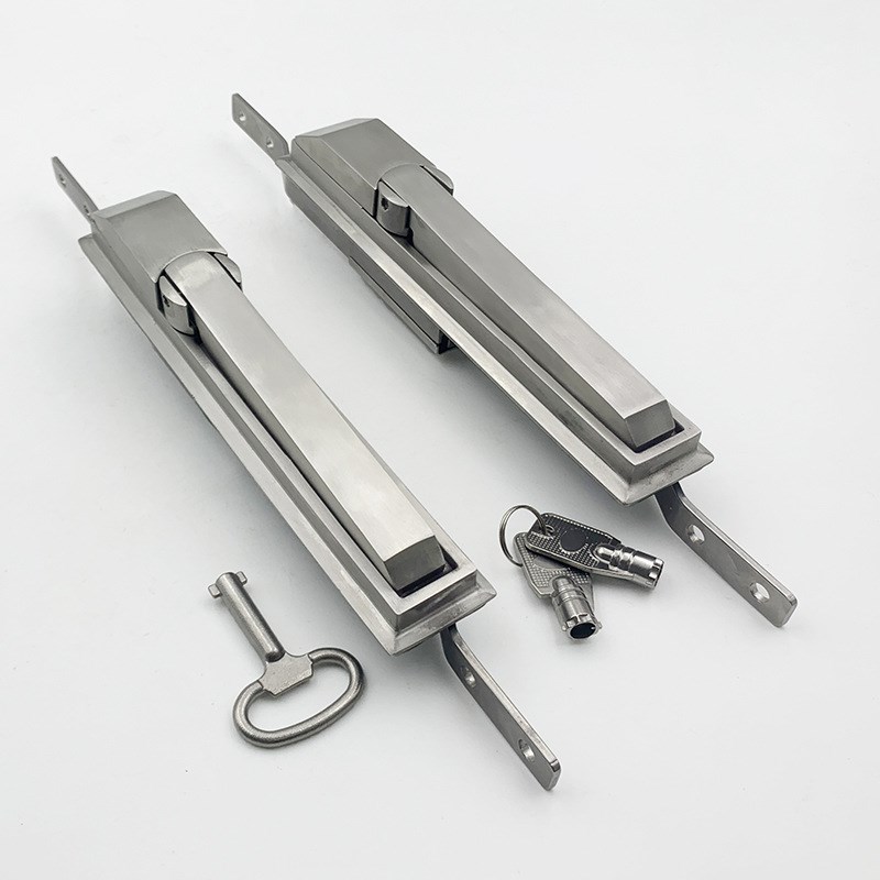 304不锈钢锁MS830上下天地连杆锁配电箱锁仿威图控制柜配件弹子锁