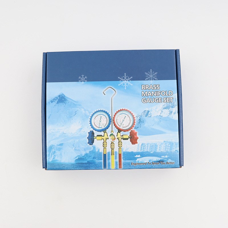 加氟表536汽车空调加氟表阀双表阀雪种冷媒压力表空调制