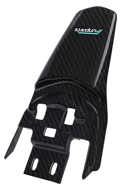 FunParts适合虬龙轻蜂Sur-RonX/S电动越野摩托车碳纤维后挡泥板