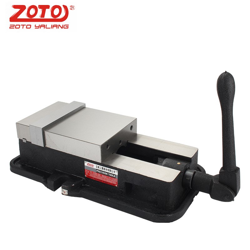 zoto台湾 铣床机用精密平口钳 CNC重型台钳角固式虎钳夹具高精度