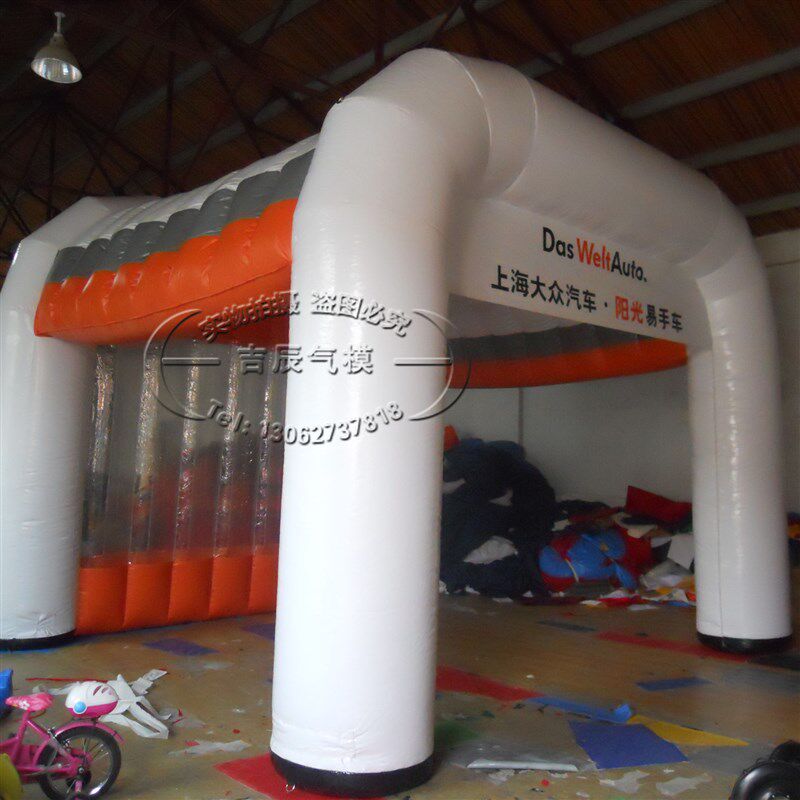 直销6米充气帐篷 耐老化车缝充气气模 PVC夹网布充气广告气模定制